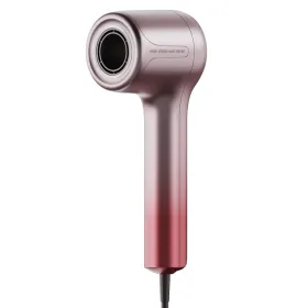 High-Speed Brushless Hair Dryer Ionic Blow Dryer With LED Display, 3 Heat & Speed Settings, Cool Shot, Low Noise Compact Hair Dryer With Diffuser (Option: Pink)