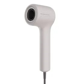 High-Speed Brushless Hair Dryer Ionic Blow Dryer With LED Display, 3 Heat & Speed Settings, Cool Shot, Low Noise Compact Hair Dryer With Diffuser (Option: White)