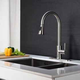 Kitchen Faucet with Pull Out Spraye (Color: as Pic)