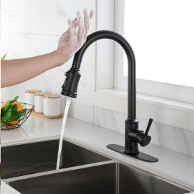 Touch Kitchen Faucet with Pull Down Sprayer (Color: as Pic)
